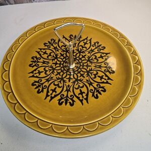 Casualstone‎ Coventry Homer Laughtin Feista Ware Vintage Sandwich Serving Plate